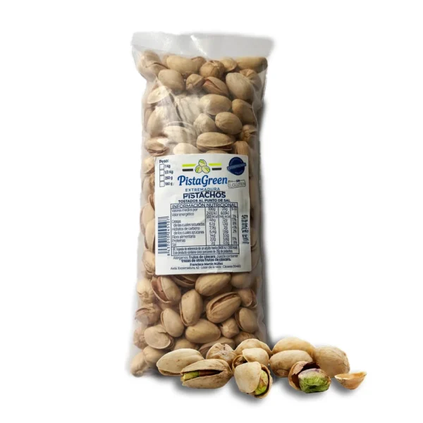 Bolsa 250 g Pistachos tostados al punto de sal